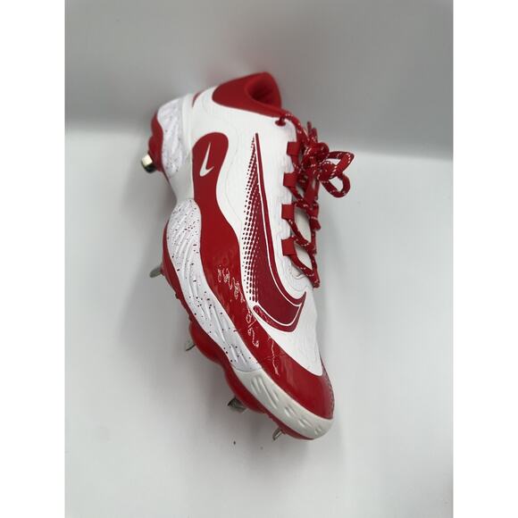 Size 14 Men’s Nike Baseball Cleats Alpha Huarache Elite 4 Low New FD2745-109 - Picture 2 of 5